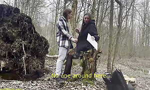 take charge girl verge on fucked forth the forest