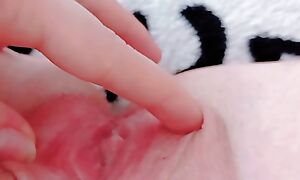 Petite 18 genre old doll masturbates