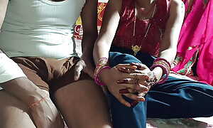 Desi Townsperson cauple New married wife Lalita Habitation sex Hindi video
