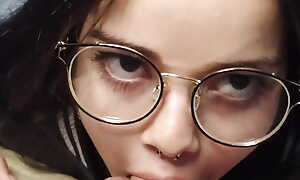 My nerdy face old bag White Moon sucked my cock for detail