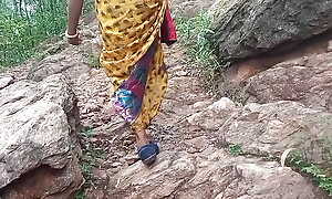 Village Bhabhi Facked away from a School Student nearby forest