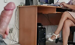 SHE WAS SHOCKED Instantly I TOOK Elbow large MY DICK Elbow HER WORK, I FLASH MY DICK AND JERKOFF NEAR SECRETARY GIRL- SHE SHOCKED