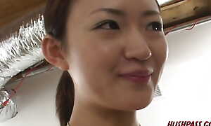 Japanese Teen, Kyoto, Takes Her First American Dick