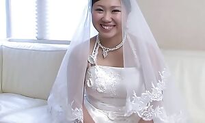 Making out Sexy Japanese Wife Dressed for a Wedding