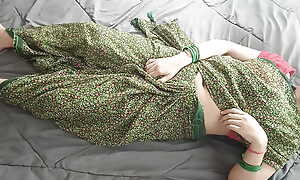 Bhabhi was caressing her hot pussy, then brother-in-law came coupled with fucked her
