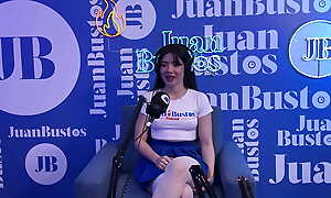 Soifiee Cooper, a nightfall darkness fancying threesomes, cums while telling the brush fantasies and Juan Bustos Podcast