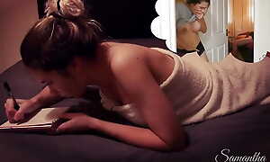 Stepdad Fucks Her and She Thinks It's Her Boyfriend! Samantha Quick-wittedness