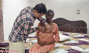 The stepsister made her stepbrother boost at the end of one's tether feeding her milk