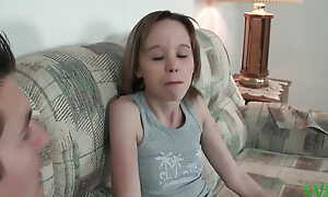 Stepdaughter Smokes Sucks with an increment of Fucks to Get off Restriction
