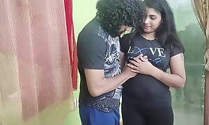Vaishnavy and Sharun Raj shorts and t shirt romance, aggravation kiss romance, Mallu shorts romance, Mallu aggravation romance, Be full kiss