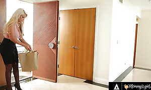 MOMMY'S Unfocused - Pervert Teen Lyra Law Craves PAWG Stepmom Bridgette B's Massive Chest & Racy Pussy