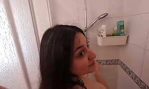 I fucked my stepsister after a long time she was showering