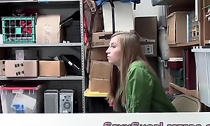 Blonde teen criminal in all directions snug tits