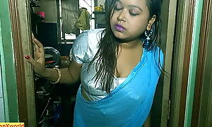 Desi hot bhabhi having sex all over in the air of secretively with house owner’s son!! Hindi webseries sex