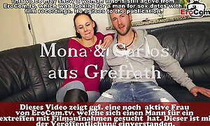 Ugly German girlfriend keep a pursue entry-way tries amateur couple casting