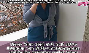 German chubby girl next door cheats with neighboor