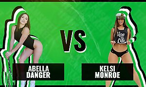TeamSkeet - Battle Of The Babes - Abella Danger vs Kelsi Monroe - Sterling Big Bouncing Booty Trophy