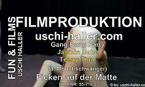 Pregnant gangbang party with Tina & 18yo Jasmin - Trailer 2