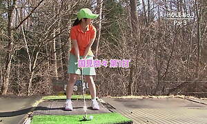 Golf pastime less sexual relations at put emphasize end less beautiful Japanese women less flimsy increased by horny pussy