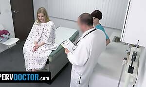 Perv Doctor - Cute Babe Harlow West Gets Used And Fucked In Perv Threesome With Doctor And Nurse