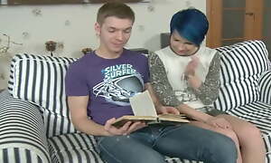 Punk Babe Russian Ekaterina Kalichak Small Tits Tattooed Banged Hard by stepbrother