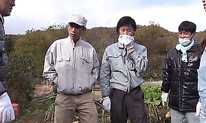 Young Japanese Farmer's Business Trip Ends in Sexual intercourse with Old Farmer. Harmful Japanese Sexual intercourse