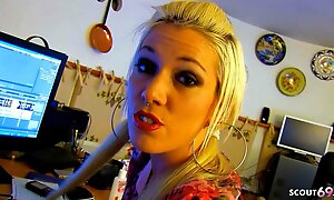 Sexy blonde inked Teen Milky watch his own Anal Porn review