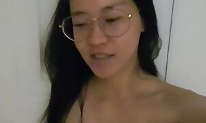Asian woman sharing erection dusting