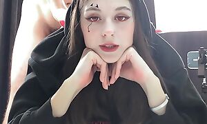 Cute She-Devil Gets Permanent Dick Nearly Frowardness And Permanent Fuck With Creampie As contrasted with Of Lollipop