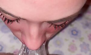 Cum THROATPIE All My Face After Sloppy DEEPTHROAT more trotters pose