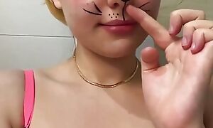 Amazing amateur act out with pink pussy