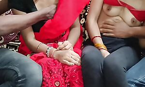 Geeta Ne Apni Saheli Sonu Ko Apne Boyfriends Se Chudya, Foursome Swap Sex Everywhere Hindi