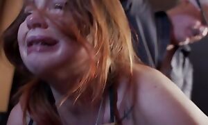 Redhead Teen Screams After a long time Tormented on Pussy