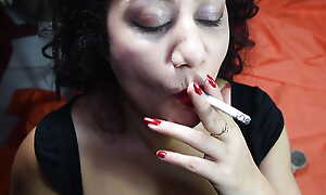 Mammal smoking blowjob