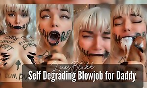 Self Degrading Blowjob for Daddy (Preview)