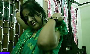 Impressive liquefied sex in the air jocular mater single aunty.. Indian teenage boy vs jocular mater aunty. sloppy hindi audio