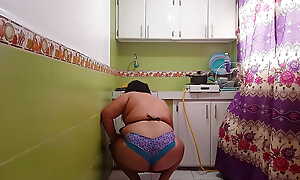 Whenever my stepsister has to clean the house, she doesn't affect unnumbered clothes so that I can descry her so we can have a passion numbing