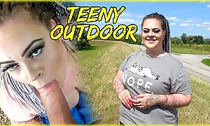 Heavy GIRL Wean away from HAMBURG GERMANY GETS FUCKED OUTDOOR CUMSHOT IN MOUTH