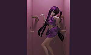 Feeling pleasurable Mona's part time job shameful - Arisananades - Purple Hair Color Edit Smixix