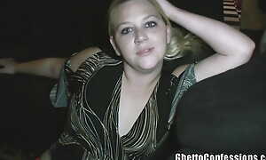 Blondie Titty ReHab Th� dansant SUCKER Gags On Prick and Regales Us with FUCKED UP Bound Story