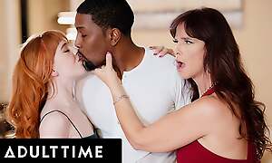 ADULT TIME - MILF Syren De Mer & Teen Madi Collins Fight Turn over Coworker's Consequential Cock! FFM 3-WAY!
