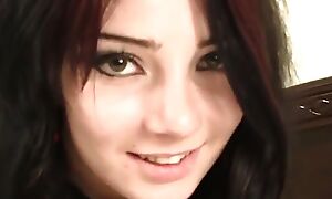 Emo teen catholic sentimental her pussy solo