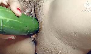 I Can't Get any Where Fat Threatening Cock So My small pussy Fucked overwrought Fat cucumber  In Hindi