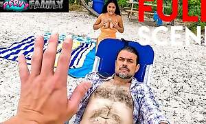 Woah My HOT AF Stacked Stepsis Just Fucked Me At Be transferred to Beach, LOAD BLOWN - Serena Santos - MyPervyFamily