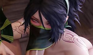 3D Compilation: League be proper of Legends Akali Blowjob Lux Irelia DickRide Caitly Fucked From Slyly Hentai