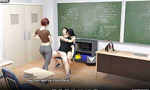 University Of Problems (Roxy) # 13 She together with her friend dragged him into class together with started blowing him