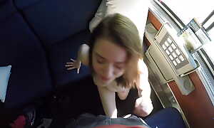 Tiny Orbit Teen Fucks Stranger On The Train Back Habitation