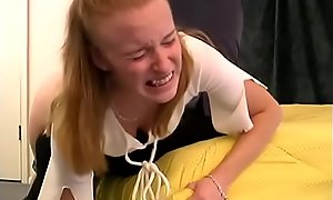 Spanking Teen Jessica - Timed Spanking part 2