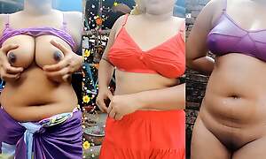 Bangladeshi bhabi pulchritudinous boobs and pussy. Desi girls while Bathing. Naked while shower