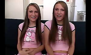 Simpson Twins Categorization forth someone's skin extra of masturbating forth dildo on their tight Pussy give every direction pile up